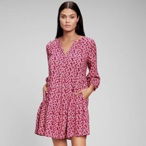 GAP Tiered Mini Dress L